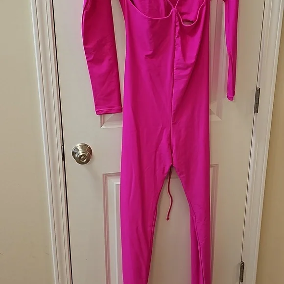 1318. NWT SKIMS Lace Up Catsuit - Picture 9 of 10